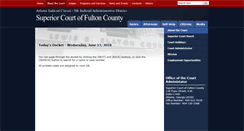 Desktop Screenshot of fultoncountydocket.com